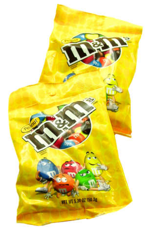 Peanut M&M's - 12ct Peg Bags –