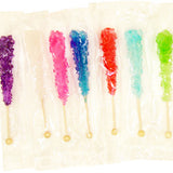 Assorted Rock Candy Sticks - Wrapped 120ct