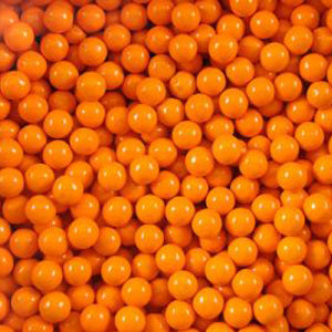 Orange Sixlets Candy - Bulk 12lb