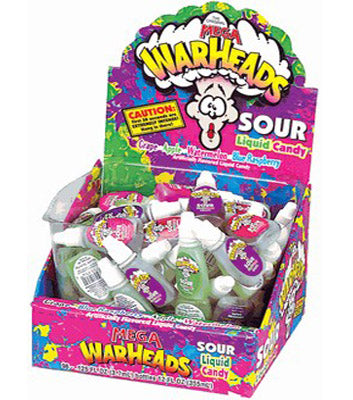 Warheads Liquid Candy Bottles - 24ct