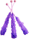 Grape Rock Candy Sticks - Unwrapped 120ct
