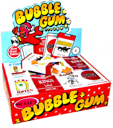 Bubble Gum Cigarettes - 24ct Display Box