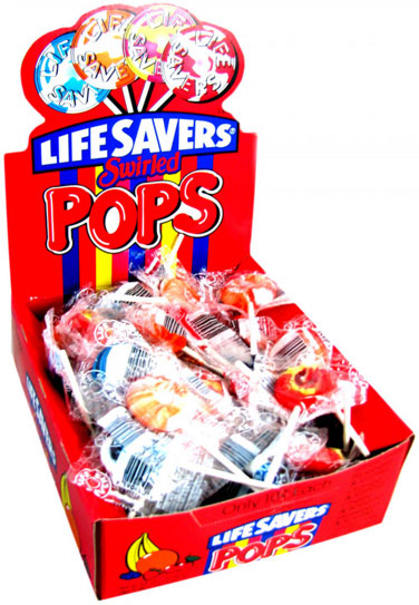 Swirl Lifesavers Pops - 50ct