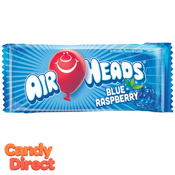Blue Raspberry Airheads Mini Bars - 5lb Bulk