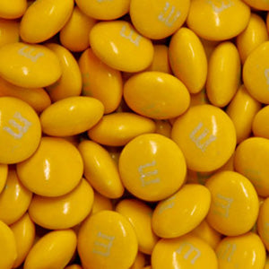 M&M’s Milk Chocolate Yellow Candy - 5lbs of Bulk Candy in Resealable Pack for