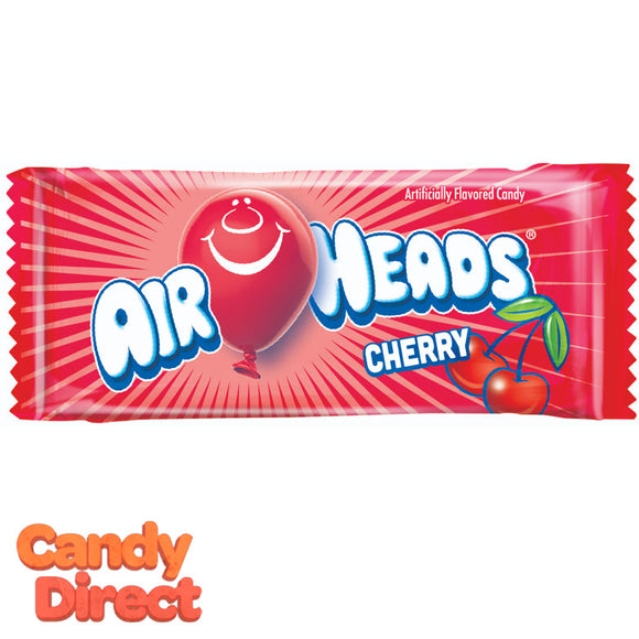 Cherry Airheads Mini Bars - 8lb Bulk