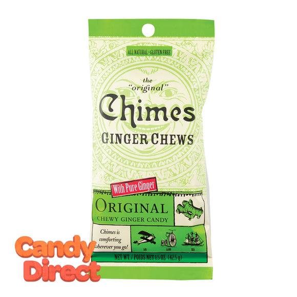 Chimes Ginger Chews Original 1.5oz Bag - 12ct