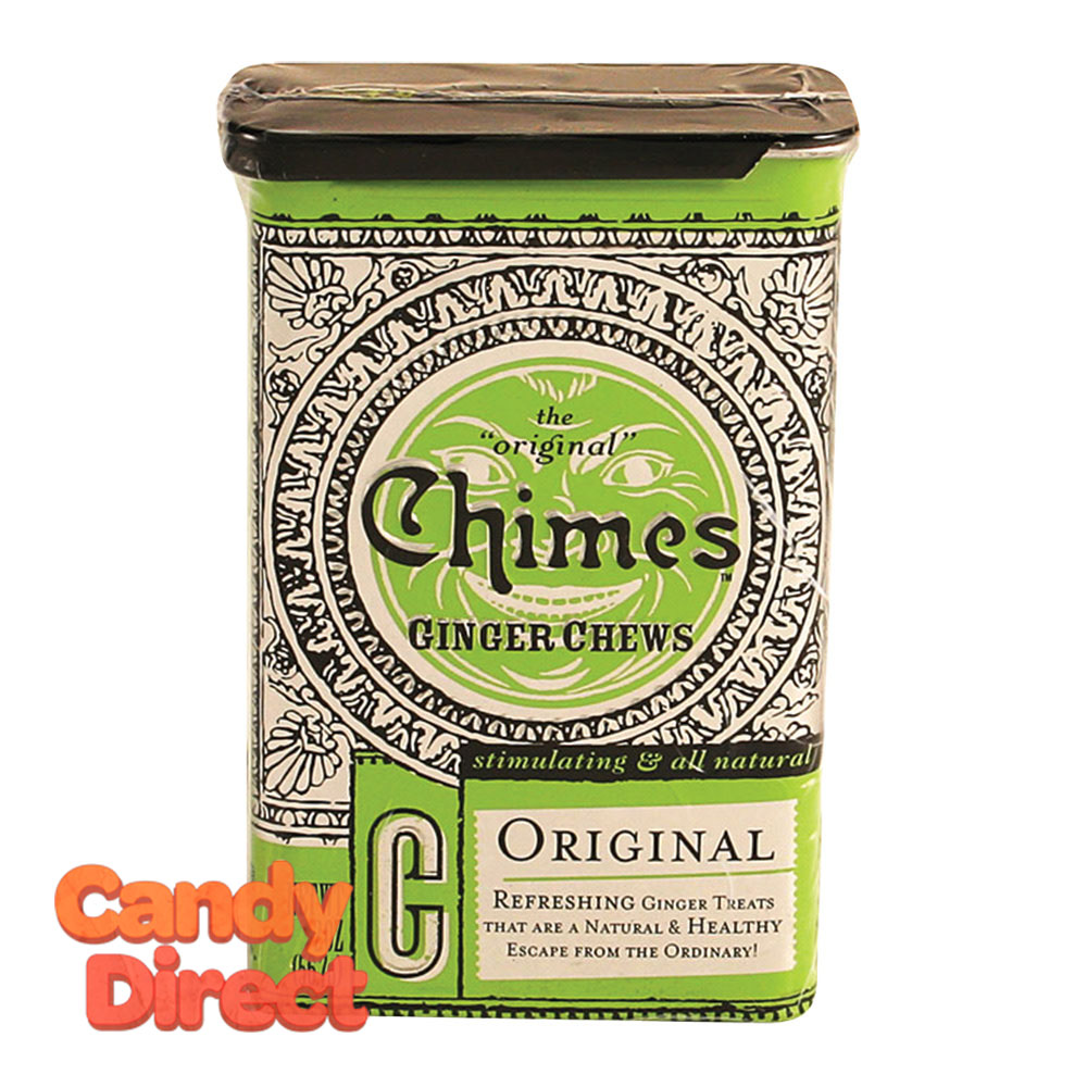 Chimes Ginger Chews Original 2oz Tin 20ct
