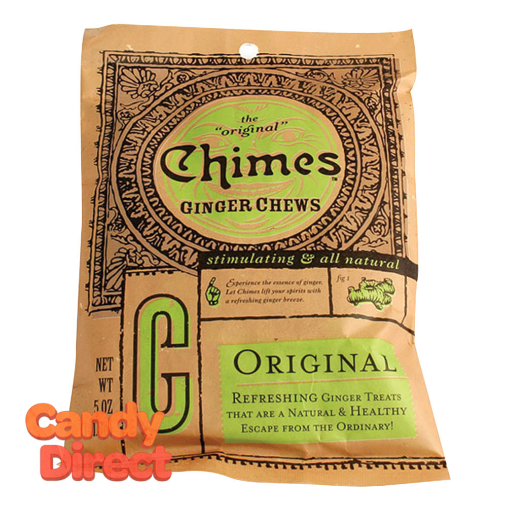 Chimes Ginger Chews Original 5oz Bag 20ct