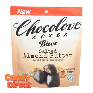 Chocolove Salted Almond Butter Bites 3.5oz Pouch - 8ct