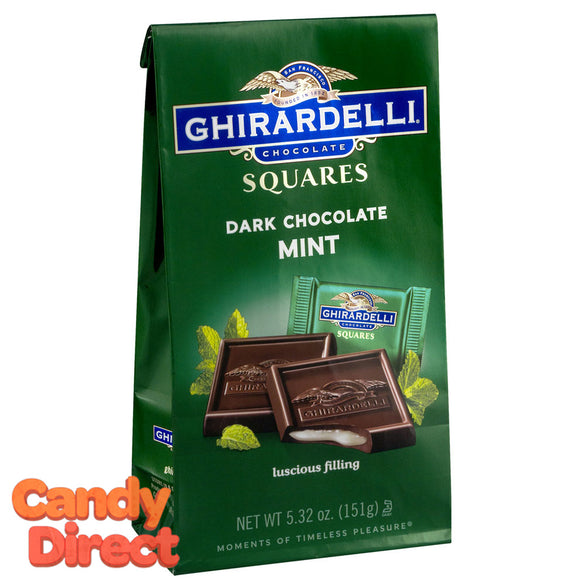 Dark Chocolate with Mint Ghirardelli Squares - 6ct