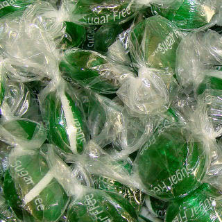 Green Apple Buttons Sugar Free - 15lb