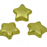 Gold Chocolate Stars - Foil Wrapped 5lb Bag