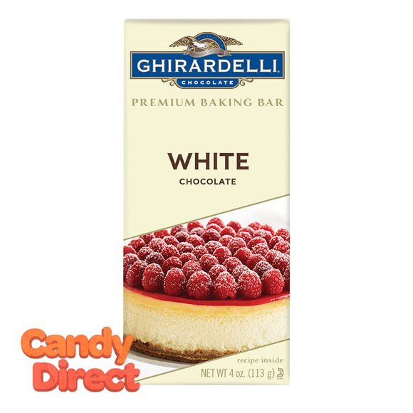 Ghirardelli Baking White Chocolate 4oz Bar - 12ct