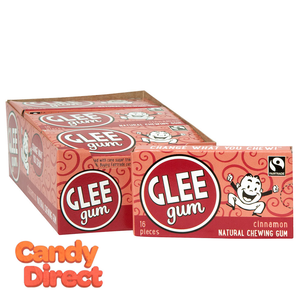 Glee Cinnamon Natural Chewing Gum 12ct