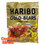 Gold Bears Haribo Gummi Candy 5oz Bags - 12ct