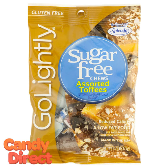 GoLightly Sugar Free Toffees - 12ct
