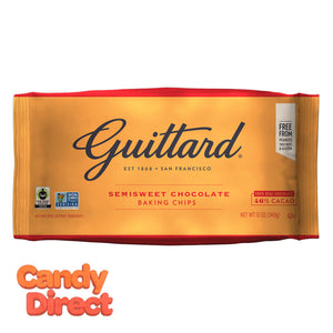 Guittard Chips Semisweet Chocolate 12oz Bag - 12ct