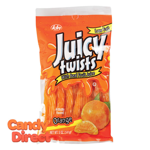 Juicy Twists Orange 5oz Peg Bag - 12ct