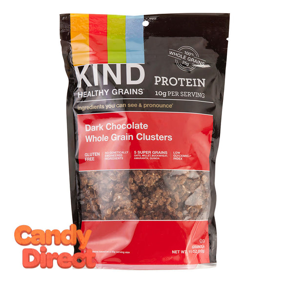 Kind Grains Granola Bag Dark Chocolate Whole Gran Clusters 11oz - 6ct
