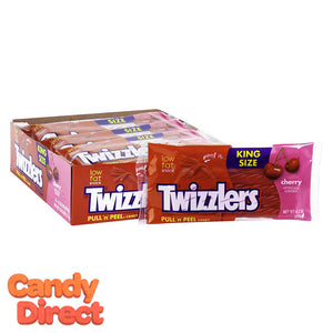 King Size Twizzlers Pull & Peel Cherry - 15ct
