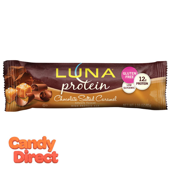 Luna Bar Salted Caramel Protein Chocolate 1.59oz Bar - 12ct