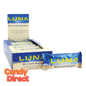 Luna Macadamia White Chocolate 1.6oz Bar - 15ct