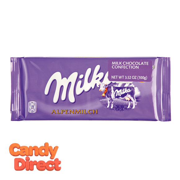 Milka Bars Alpenmilch 3.5oz - 24ct