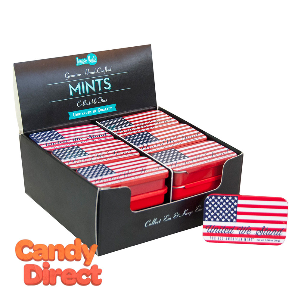 Mints Tin American Flag 24ct
