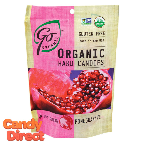Organic Pomegranate Hard Candy GoOrganic - 6ct