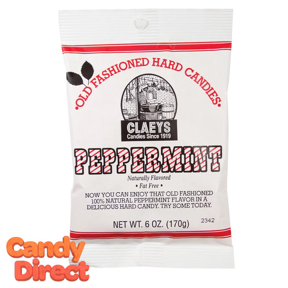 Peppermint Claey's Candy Drops - 24ct Bags