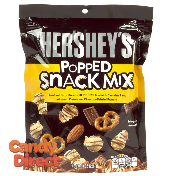 Snack Mix Hershey Popped 8oz Peg Bag - 6ct