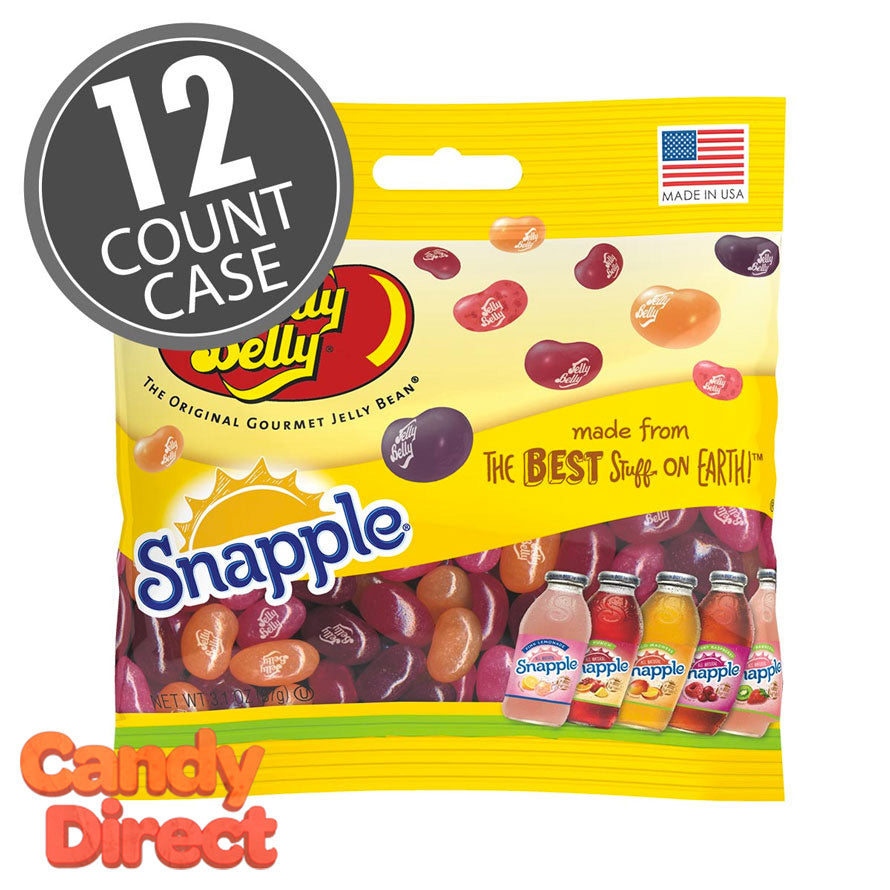 Snapple Jelly Belly Mixed Jelly Beans 12ct Bags CandyDirect com