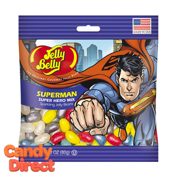 Superman Jelly Beans Jelly Belly Bags - 12ct