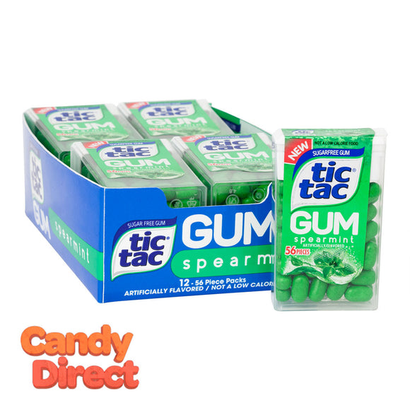 Tic Tac Spearmint Gum 0.95oz - 12ct