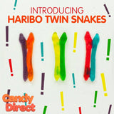 Twin Snakes Haribo Gummi Candy 5oz Bag - 12ct