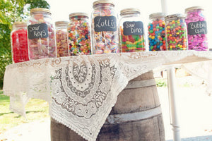 11 DIY Candy Buffet Ideas For Rustic Outdoor Weddings