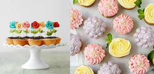 12 Gorgeous Flower-Shaped Recipes & Desserts for Springtime - The Flower Cupcakes are Crazy!