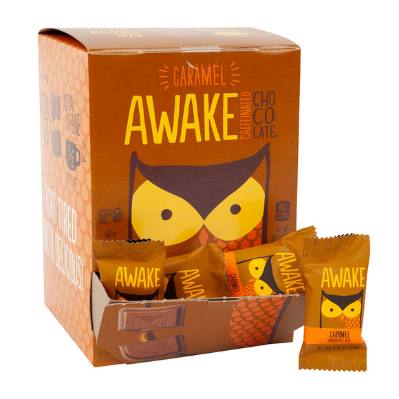 Awake Caramel Caffeinated Chocolate Bites Candy - 50 Count ...