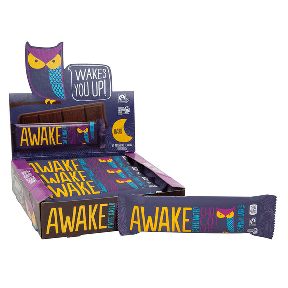 Awake Dark Chocolate Candy Bar - 12 Count – CandyDirect.com