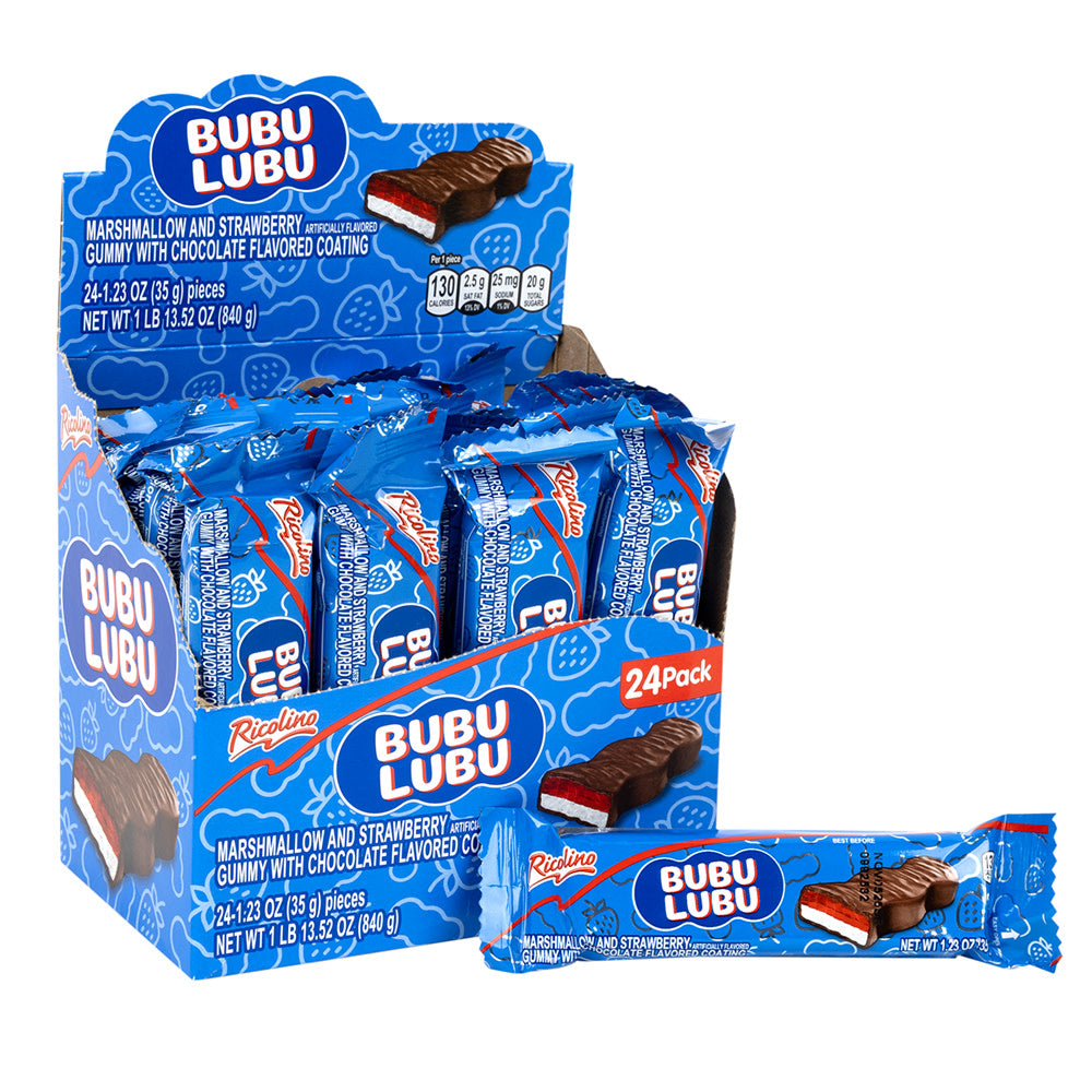 Ricolino Bubu Lubu Candy Bar - 24 Count – CandyDirect.com