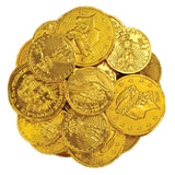 Gold Chocolate Foil Coins Assorted Sizes - 10lb