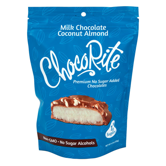 Chocorite Milk Chocolate Coconut Almond Candy Bars - 6 Count ...