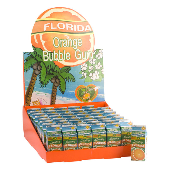 Citra Florida Orange Bubble Gum Display - 48 Count – CandyDirect.com
