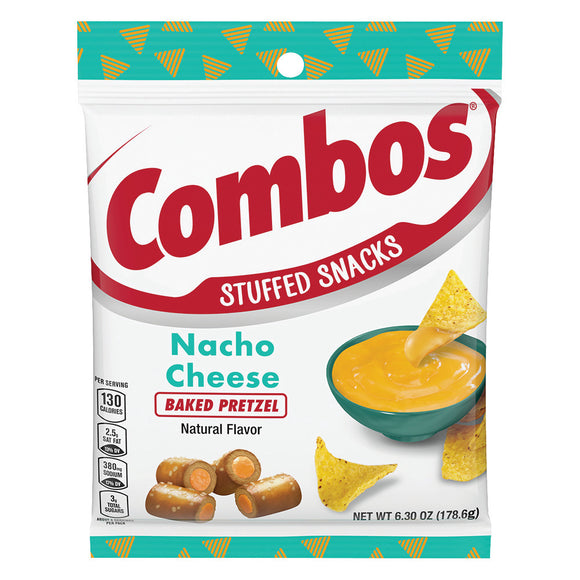 Combos Nacho Cheese Snack Crackers Peg Bags - 12 Count – CandyDirect.com