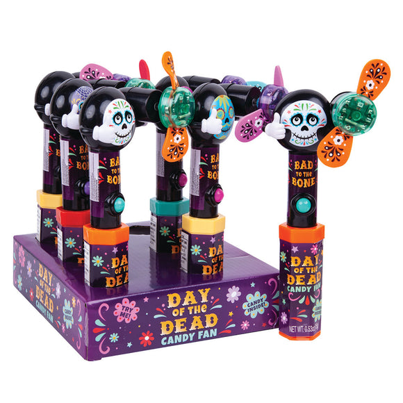Candyrific Day Of The Dead Halloween Fan Candy - 18 Count – CandyDirect.com