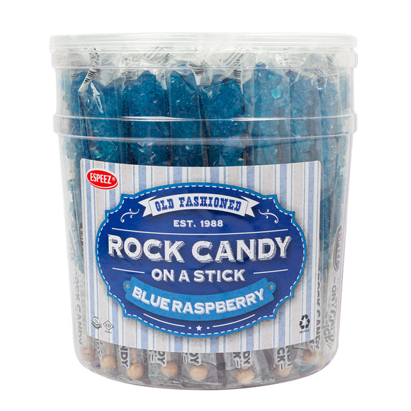 Espeez Blue Raspberry Sticks Tub Rock Candy 0.8oz - 36ct – CandyDirect.com