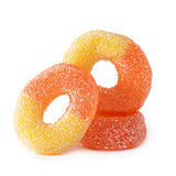 Peach Gummi Rings - 5lb