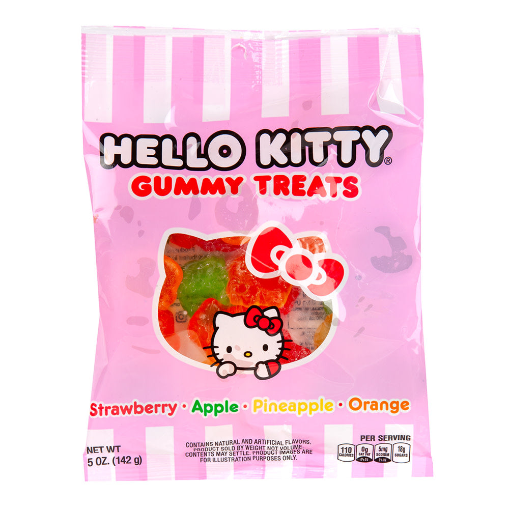 Hello Kitty Assorted Gummy Candy Peg Bag - 12 Count – CandyDirect.com