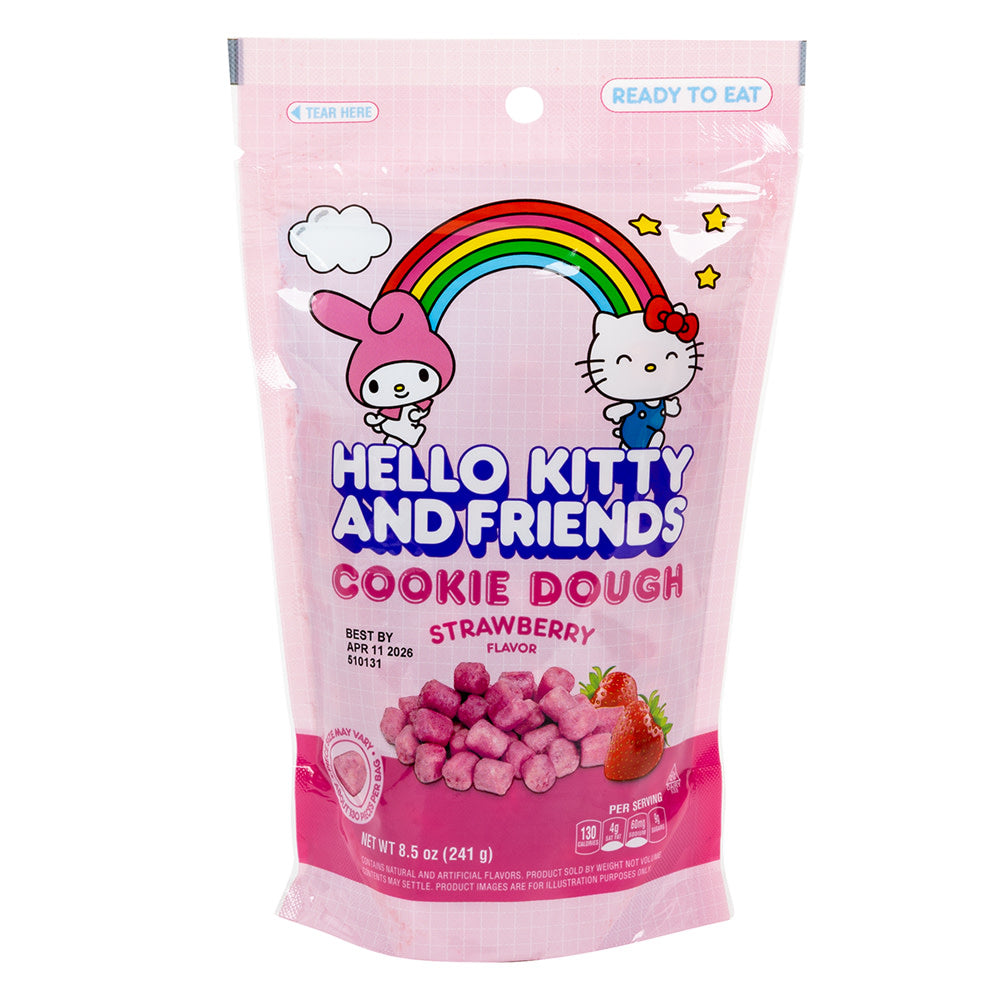 Hello Kitty and Friends Strawberry Cookie Dough Candy Pouch - 10 Count ...